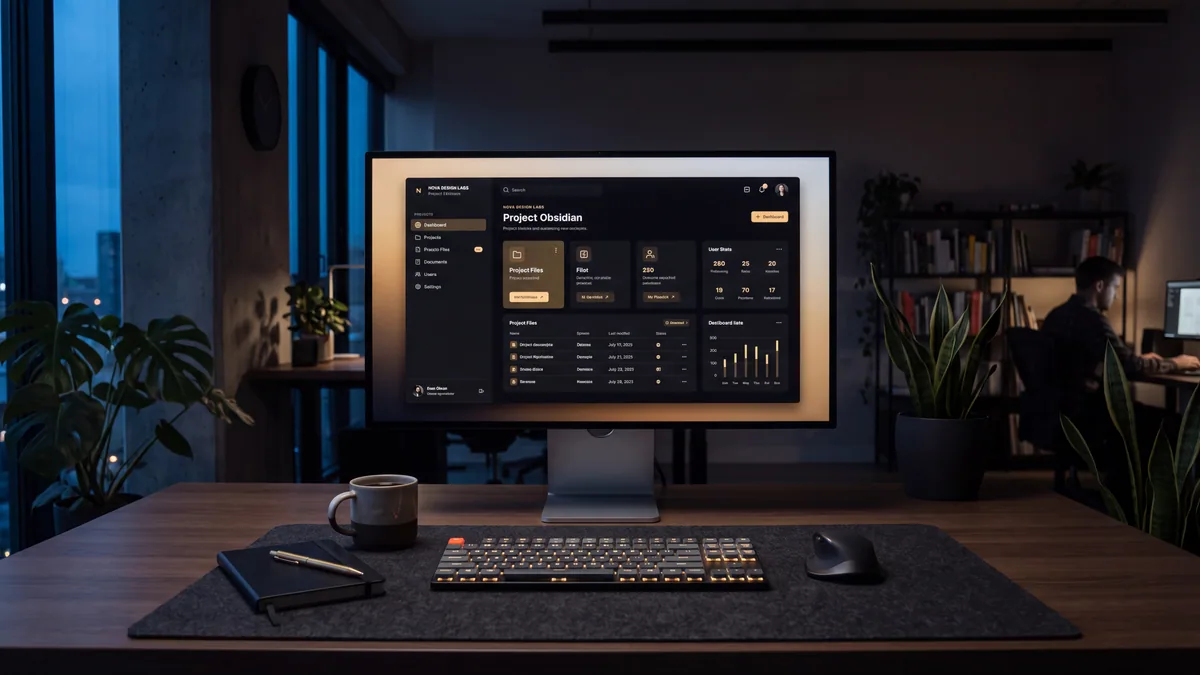 Dark Mode e Estética Cyber-Minimalista: Tendências de Design que Retêm Utilizadores